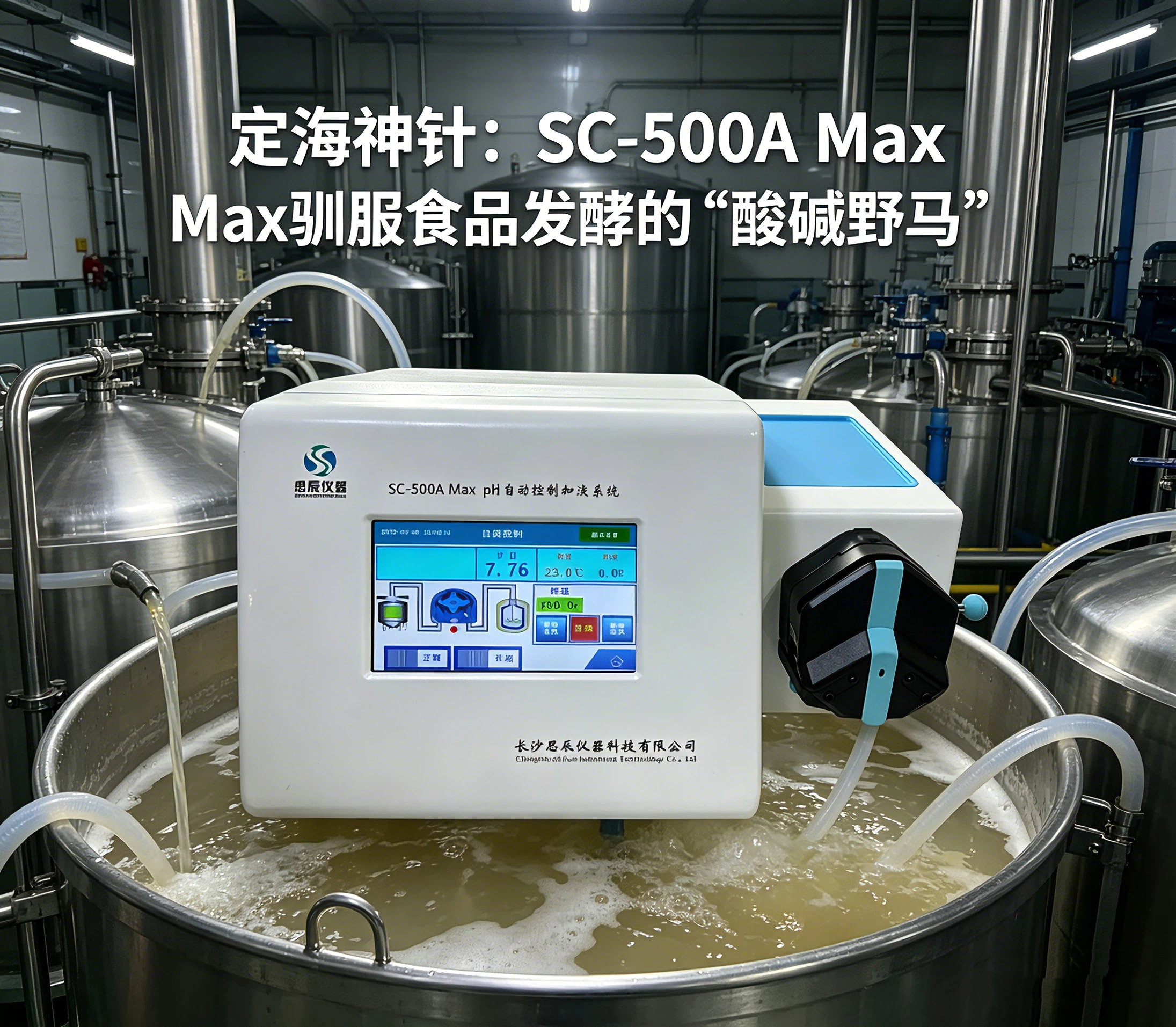 千升發酵罐里的&ldquo;定海神針&rdquo;：SC-500A Max如何馴服食品發酵的&ldquo;酸堿野馬&rdquo;？